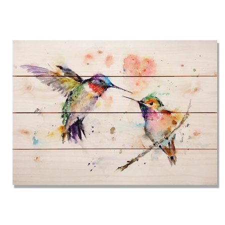 RICKI&APOS;S RUGS 20 x 14 in. Love Birds Wall Art RI894962